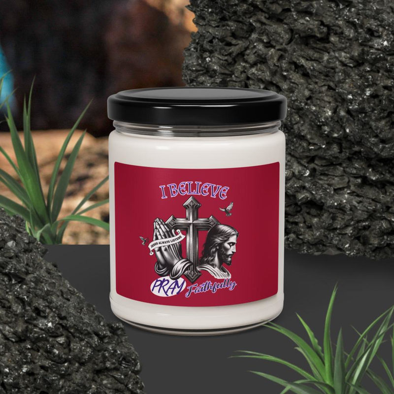Inspirational Prayer Scented Candle