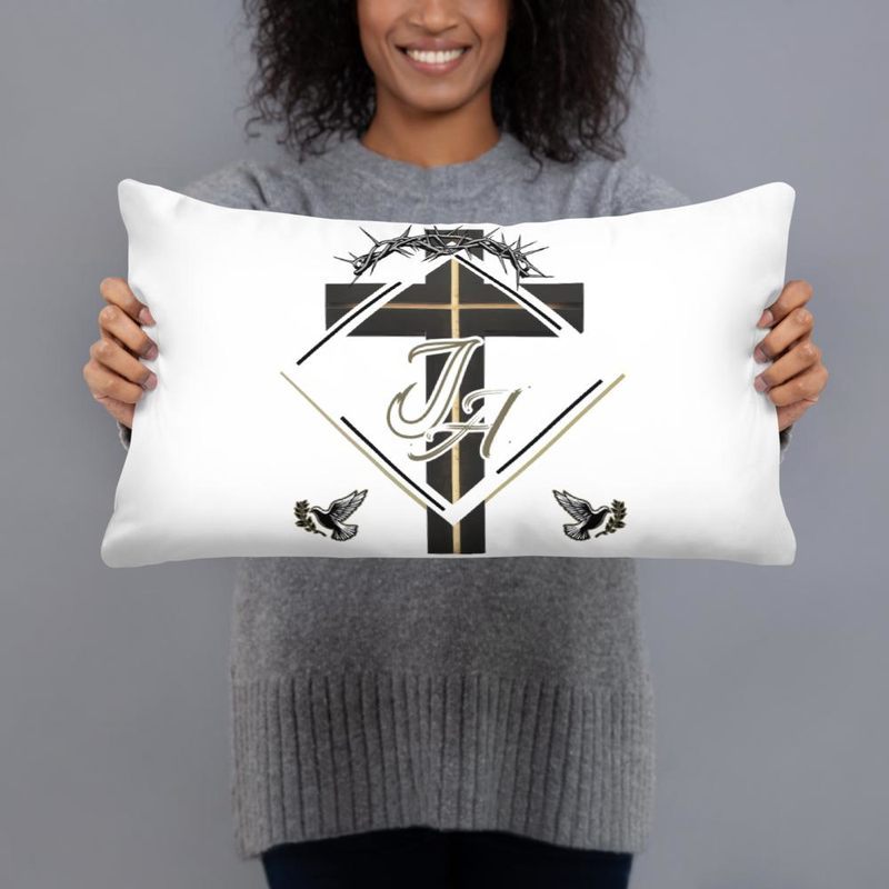 Two Sided Decorative Christian Pillow  