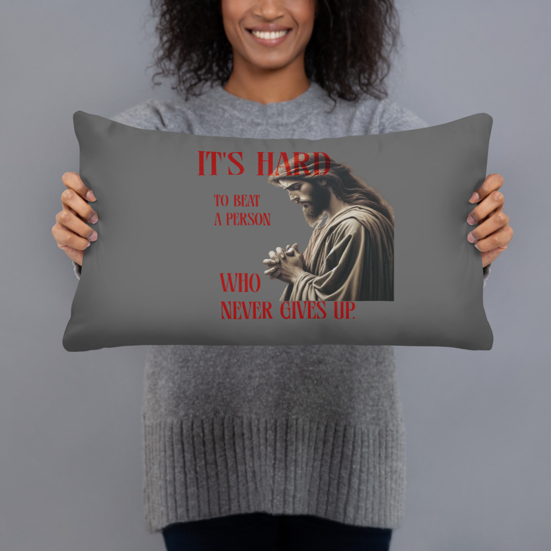 Inspirational Quote Throw Pillow