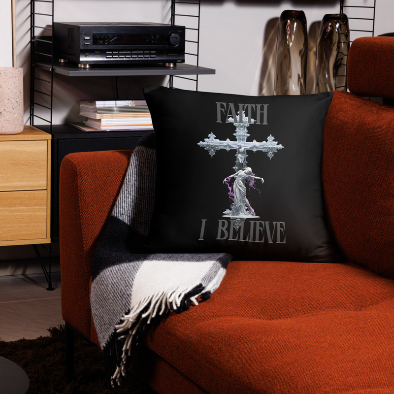 Faith I Believe Decorative Pillow