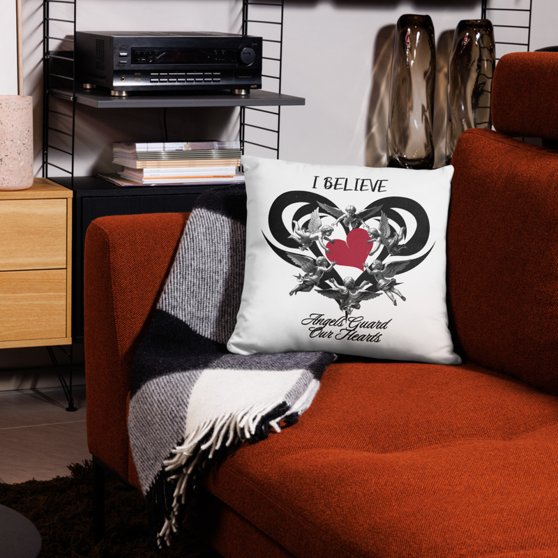Decorative 'I Believe' Throw Pillow