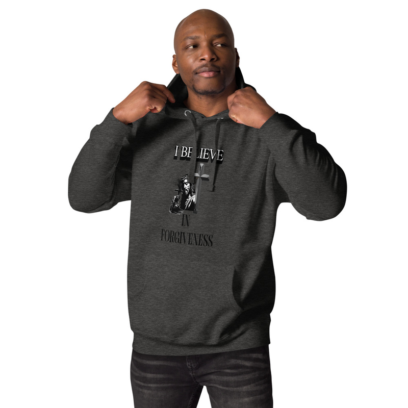 Maroon 'I Believe in Forgiveness' Hoodie