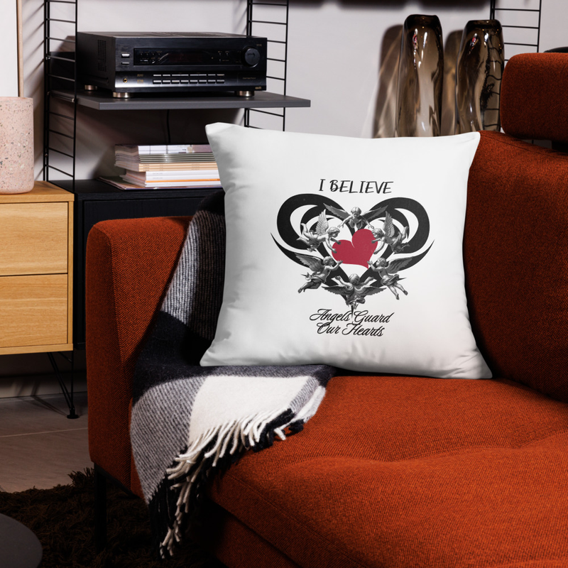 Decorative 'I Believe' Throw Pillow