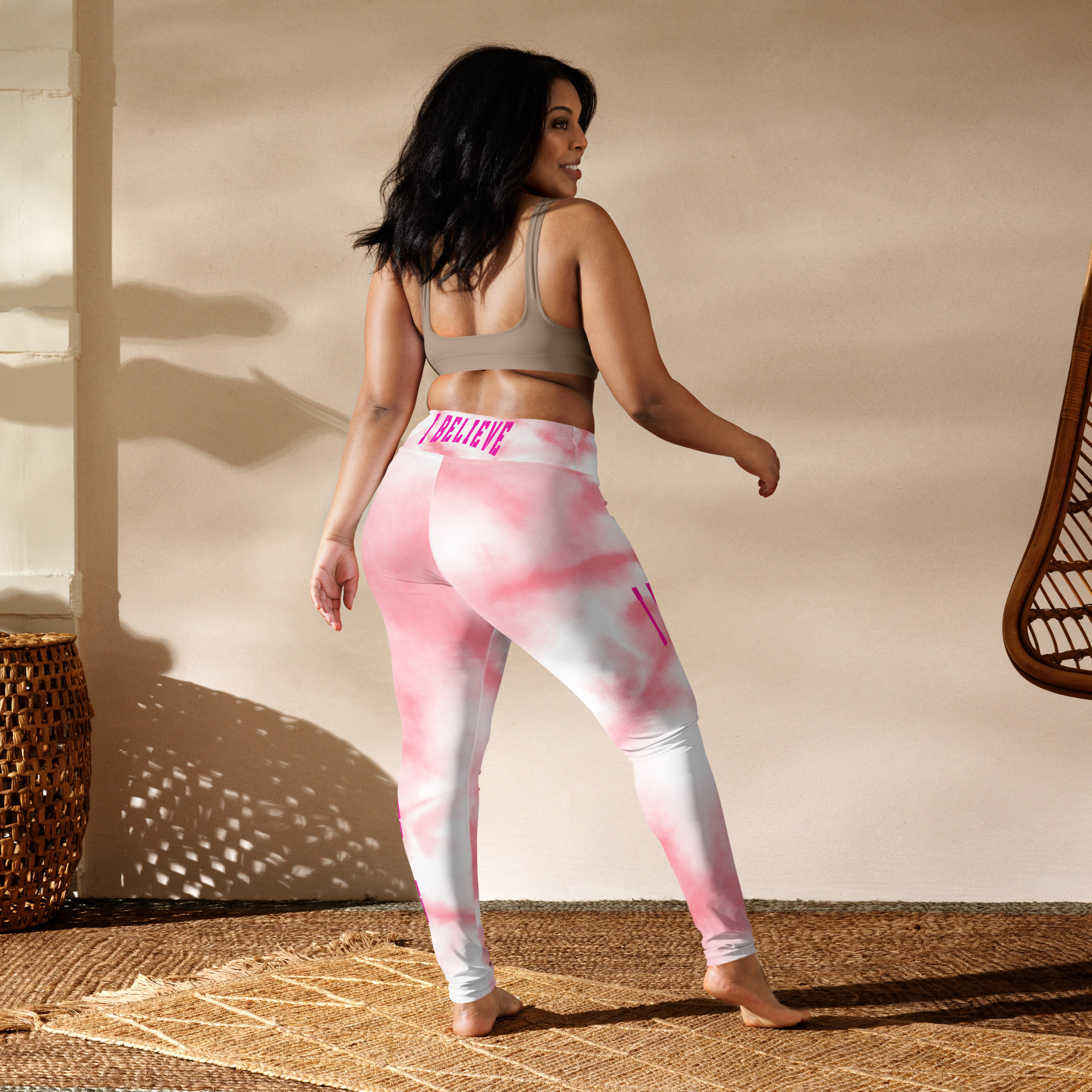 I Believe Print Leggings