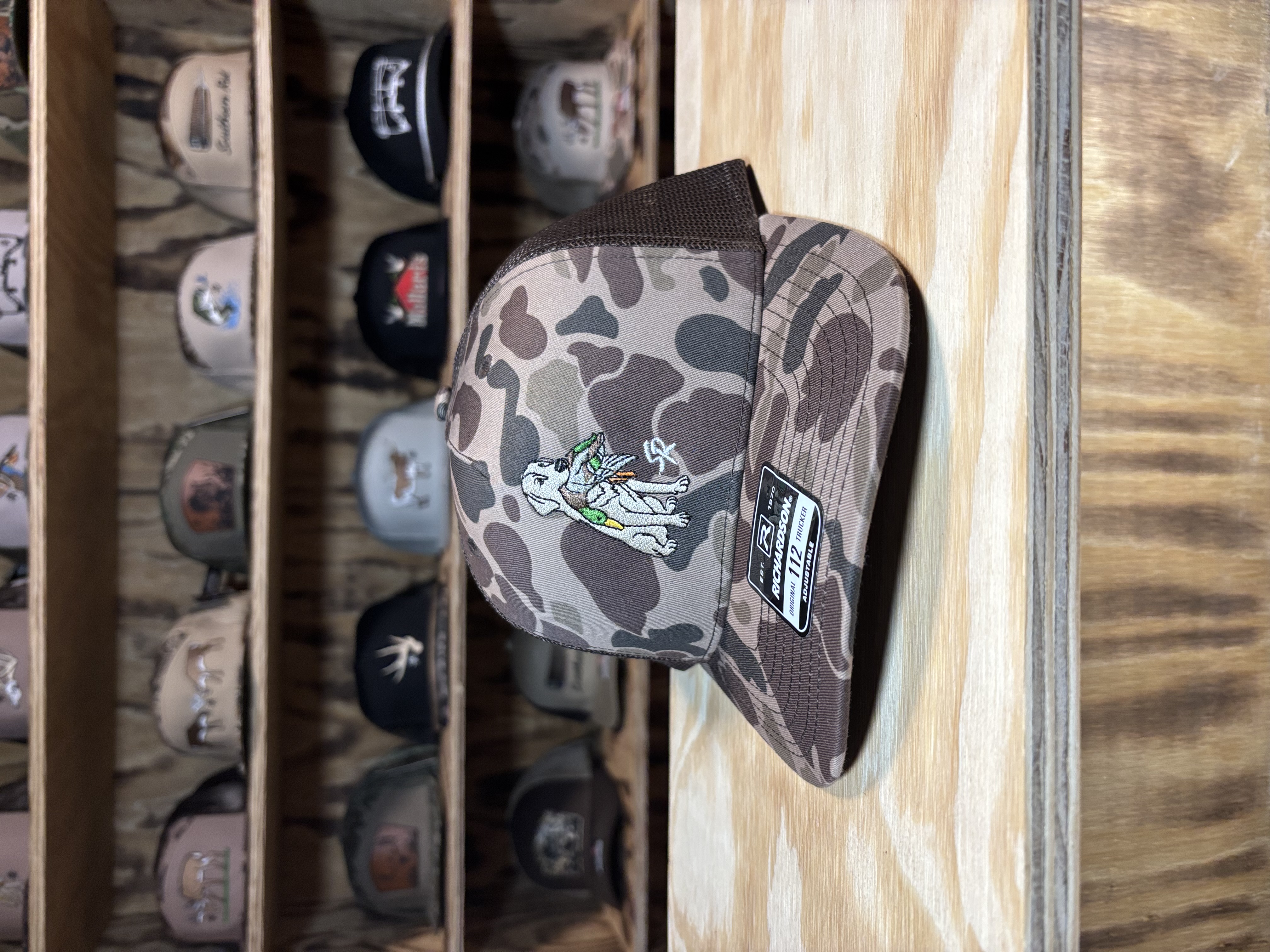 Lab With Mallard Hat