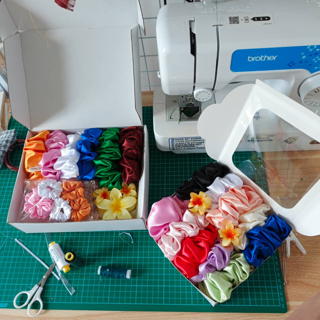 MysteryBox Handmade Batik Borneo Scrunchies