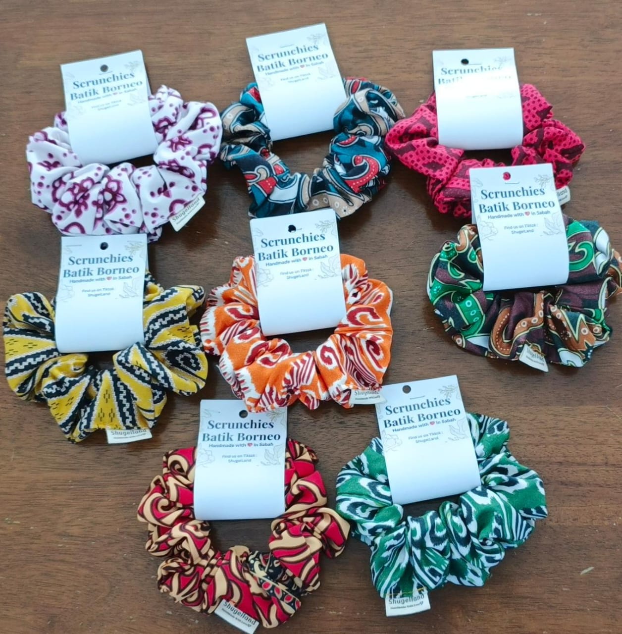 Deposit for Wholesale Batik Borneo Hair Scrunchies Deal