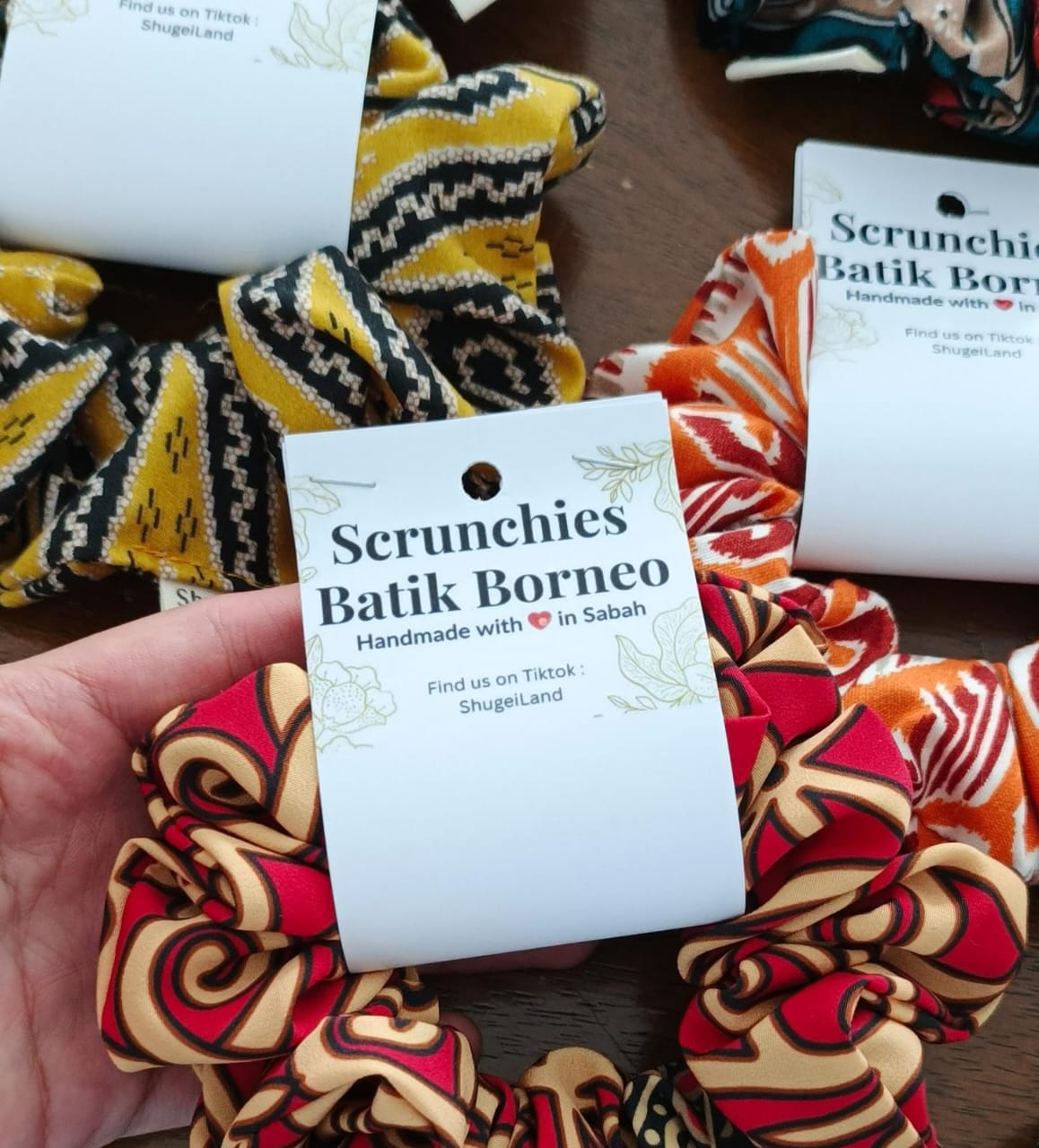 Deposit for Wholesale Batik Borneo Hair Scrunchies Deal