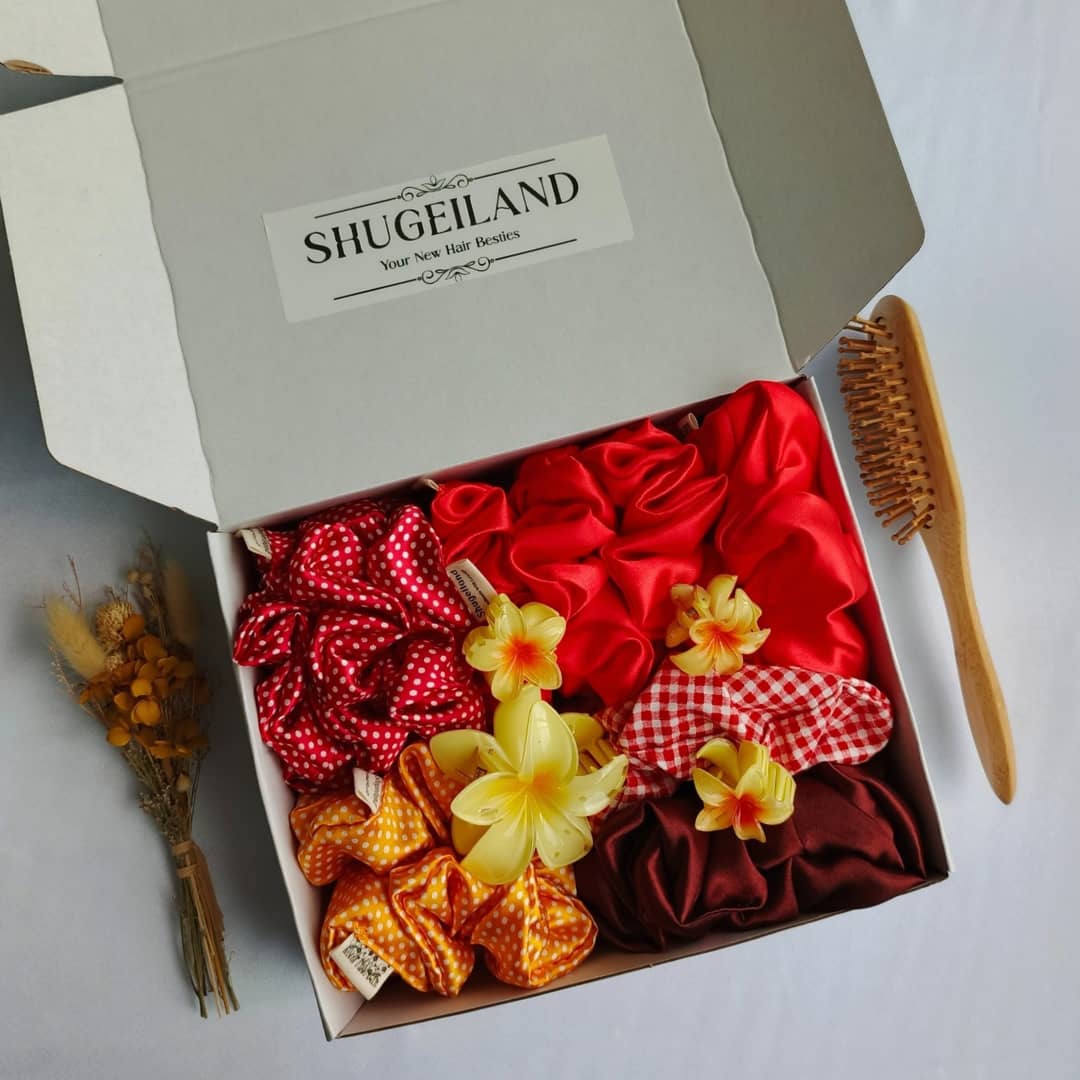 MysteryBox Handmade Batik Borneo Scrunchies