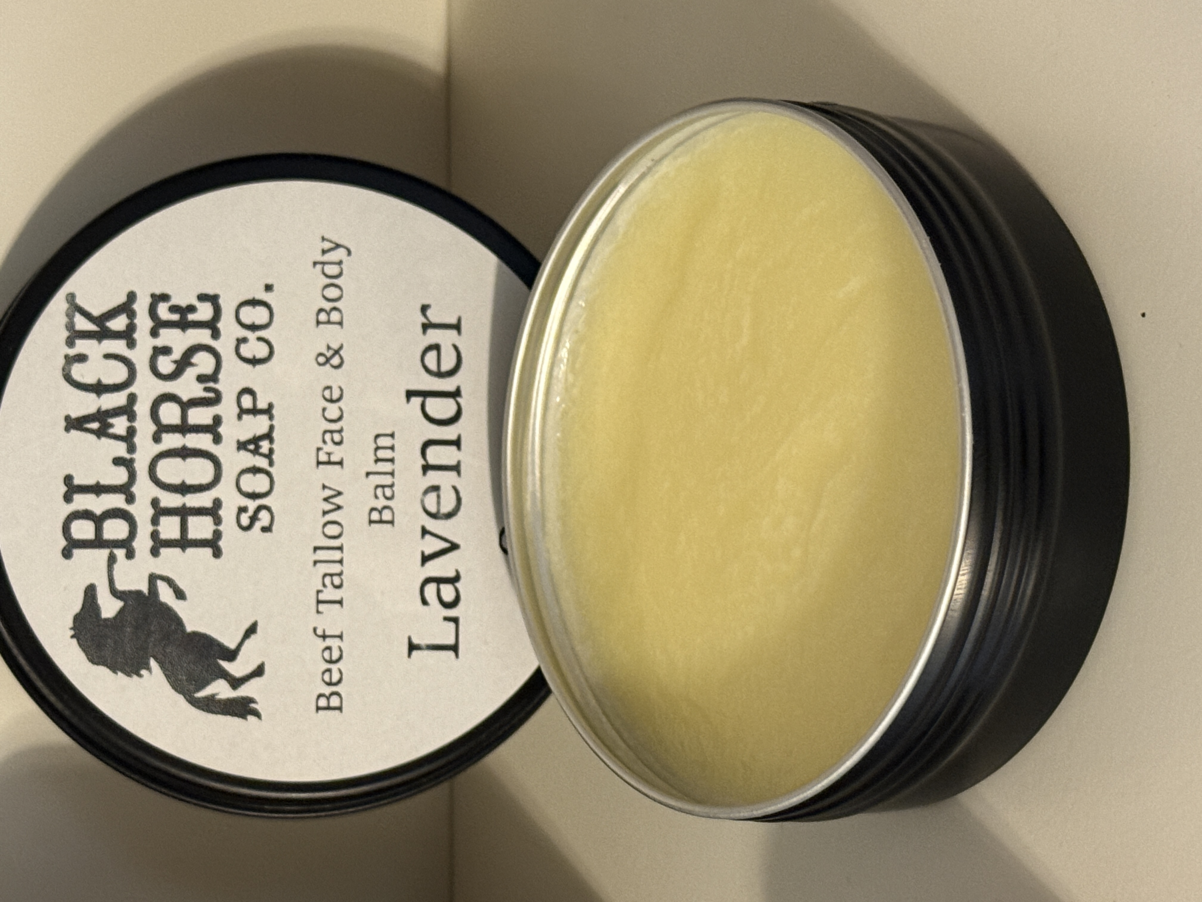 Grass Fed Solid Beef Tallow Balm for total body and face use