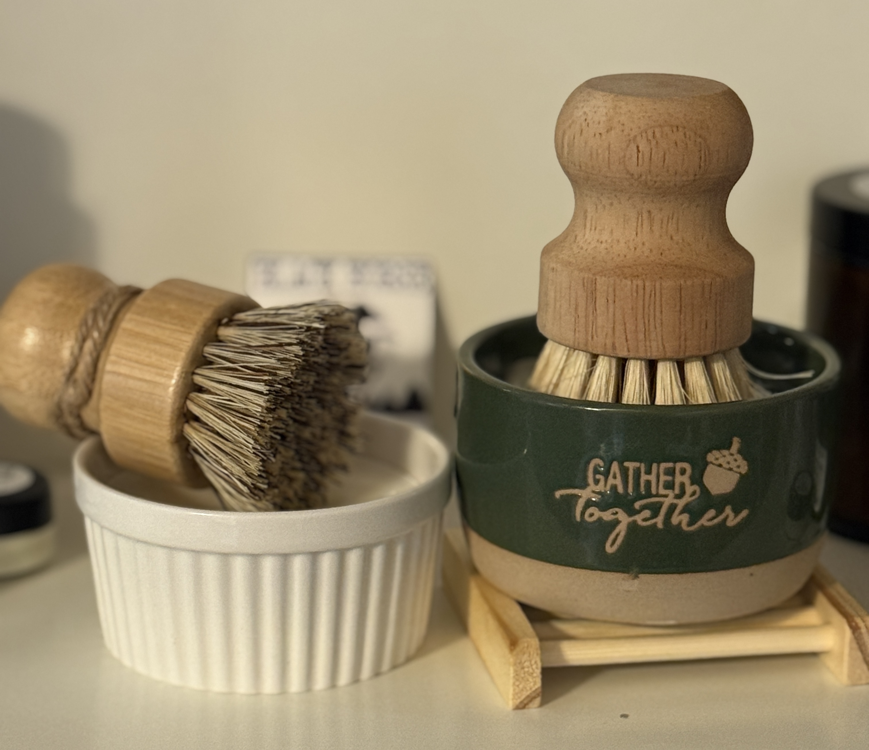 Natural Handcrafted Solid Dish Soap Set