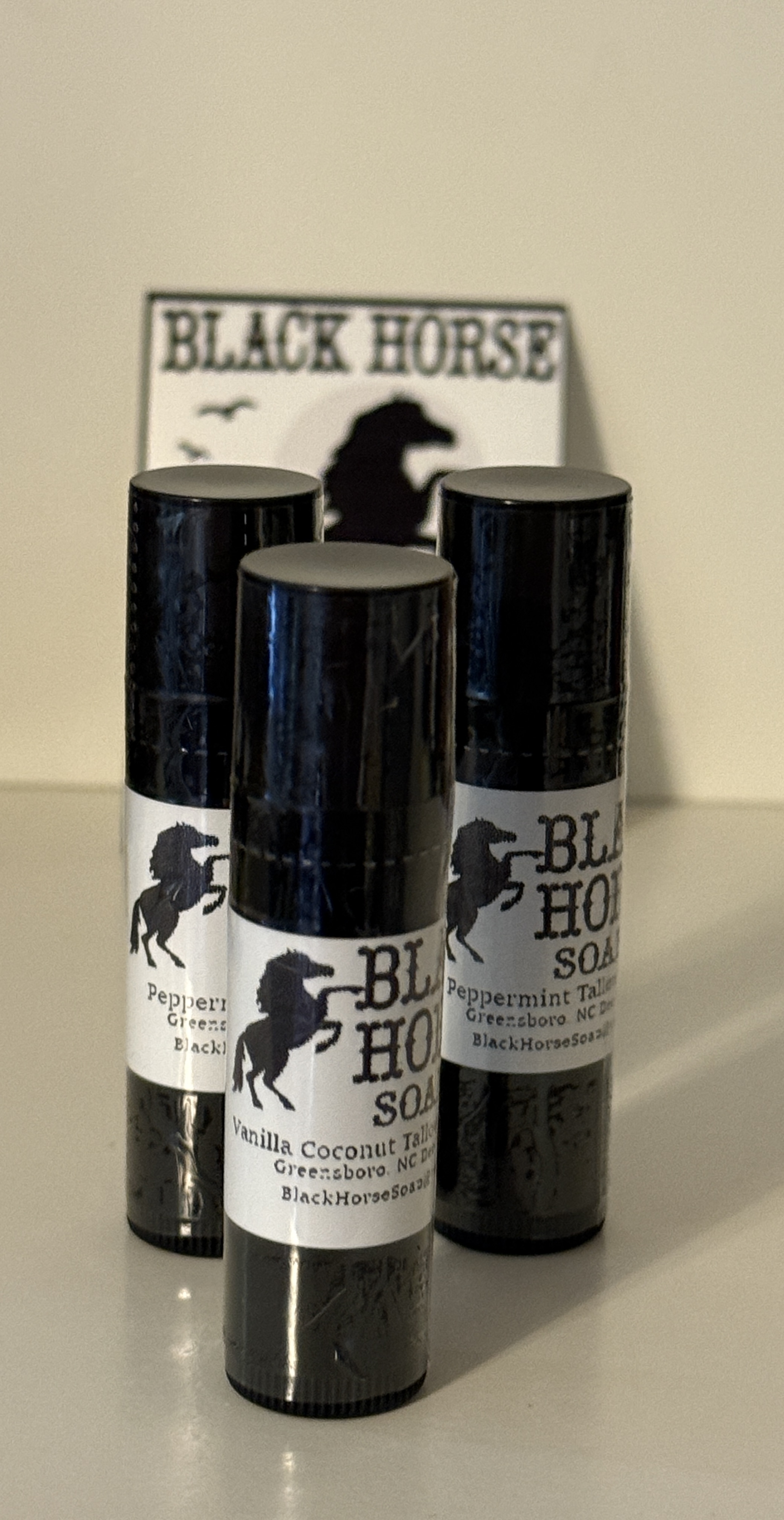 Black Horse Natural Tallow Lip Balm