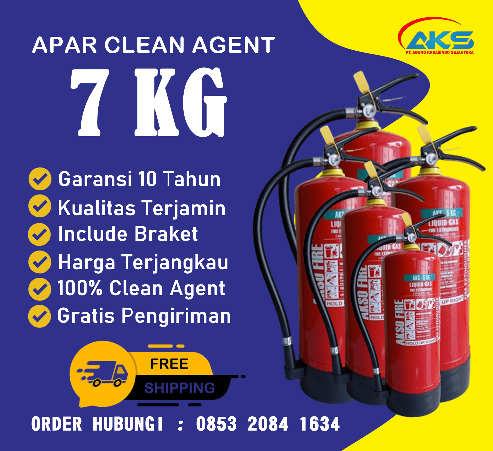 APAR Clean Agent 7 KG