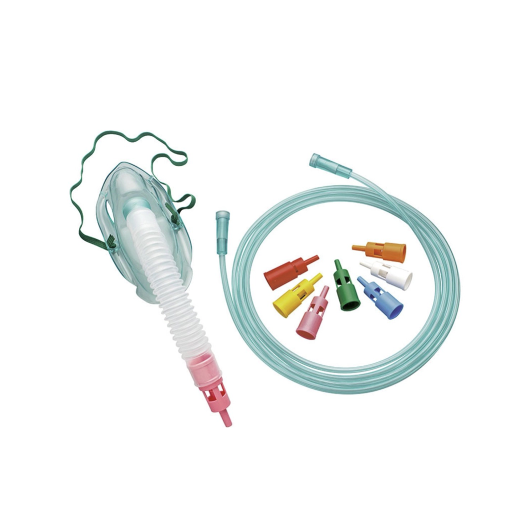 Multi-vent (Venturi System) Air Entrainment Mask