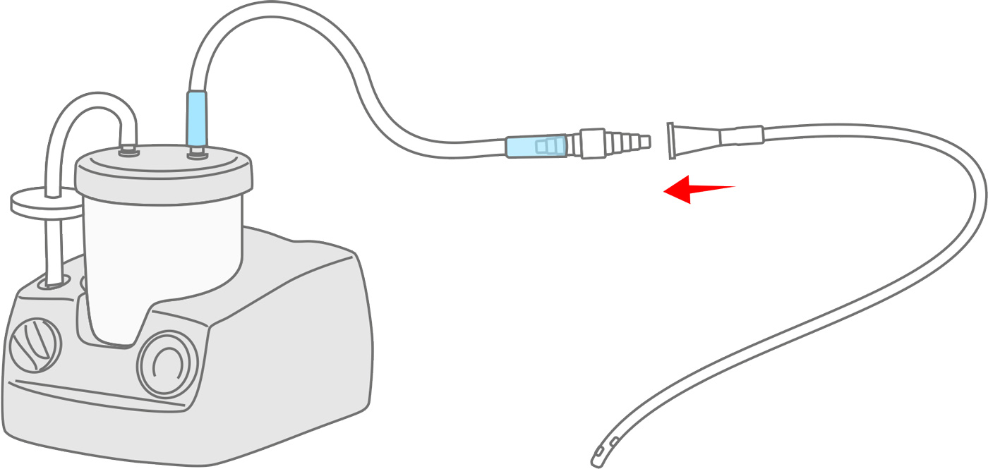 Suction Catheter.Plain Funnel Connector