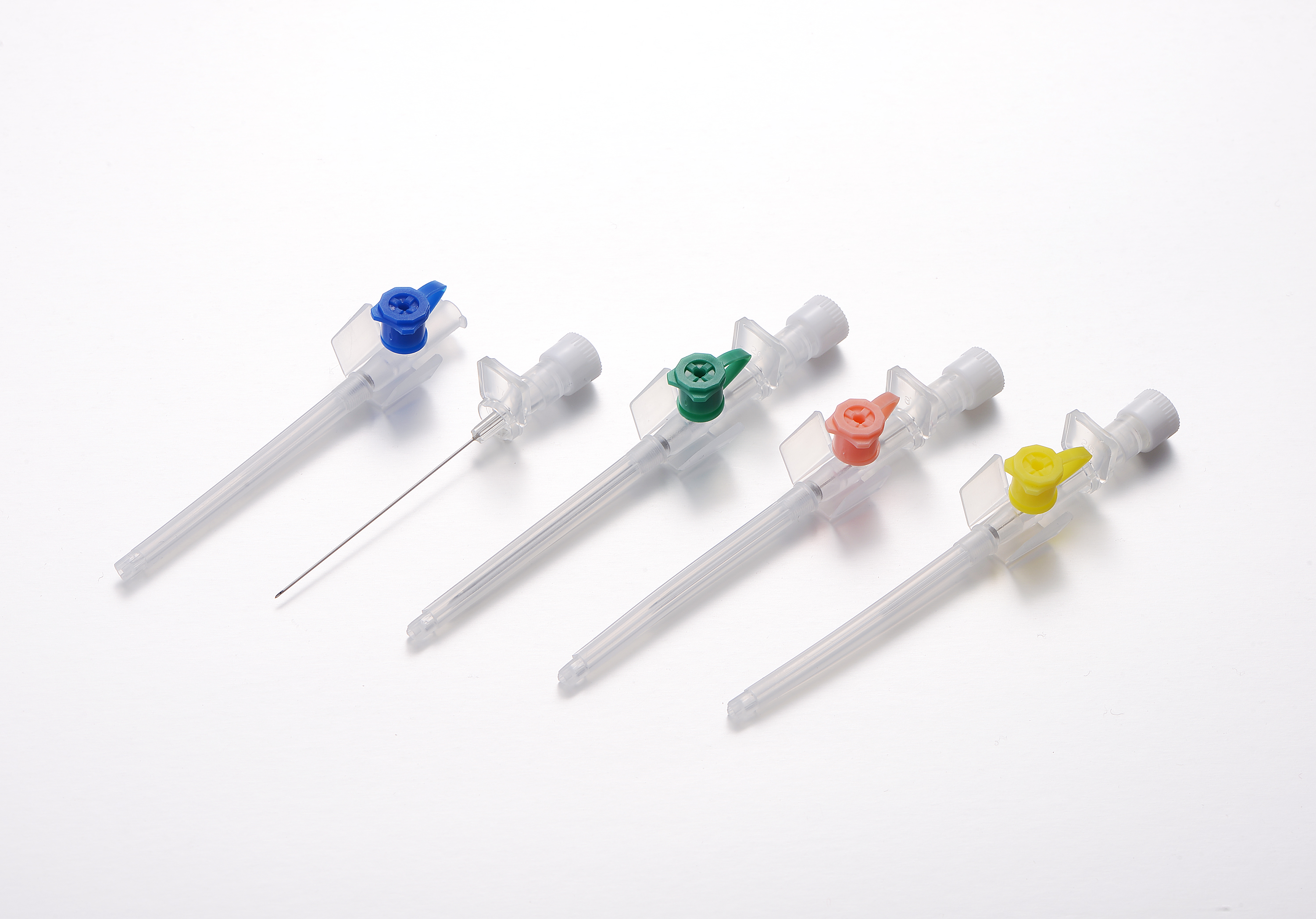 I.V. Cannula with Injection Port and with Wings