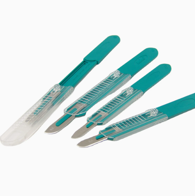 Disposable Scalpel with Plastic Handle