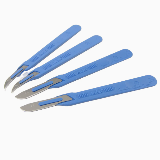 Disposable Scalpel with Plastic Handle