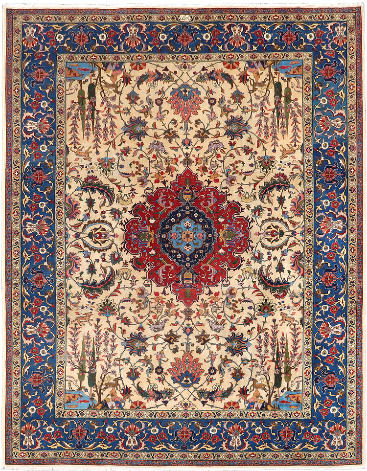 Persian Floral Area Rug