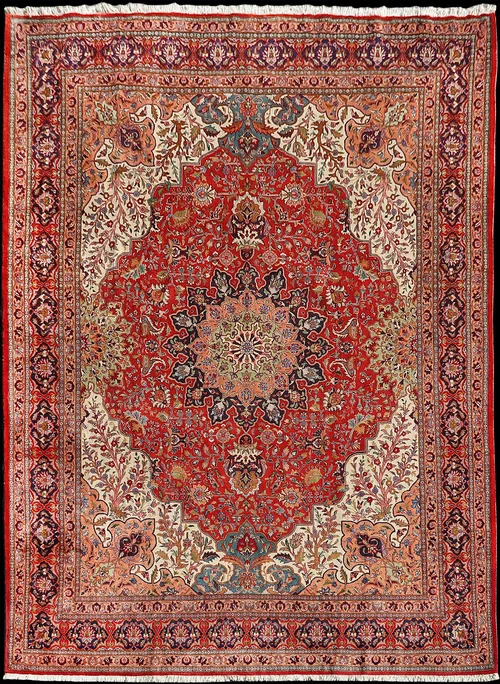Persian Hand-Knotted Rug