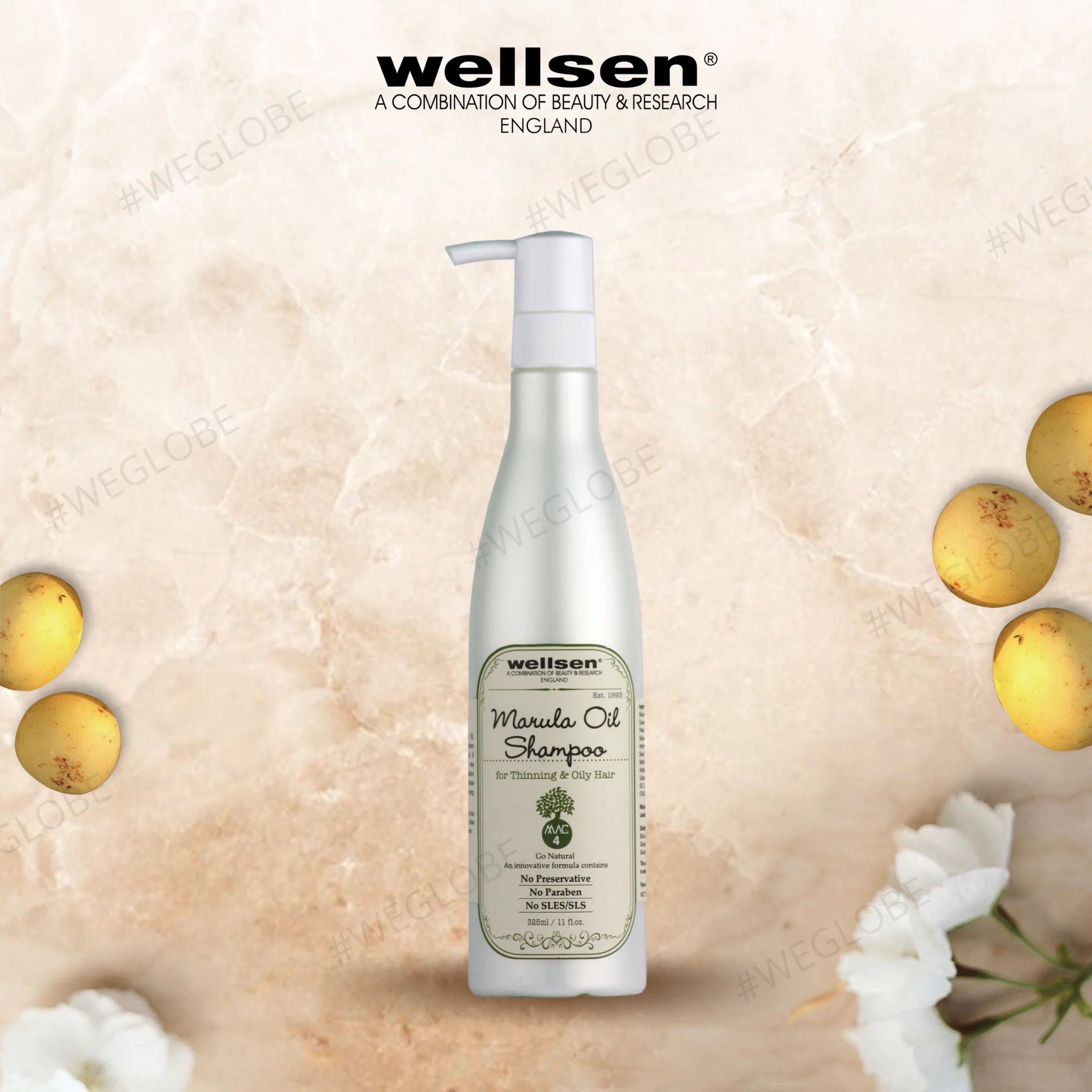 MAC 4 - 稀疏及油性髮質洗髮精（325毫升）