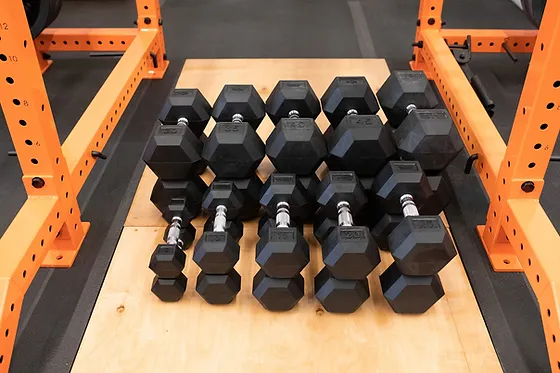 Rubber Hex Premium Dumbbells