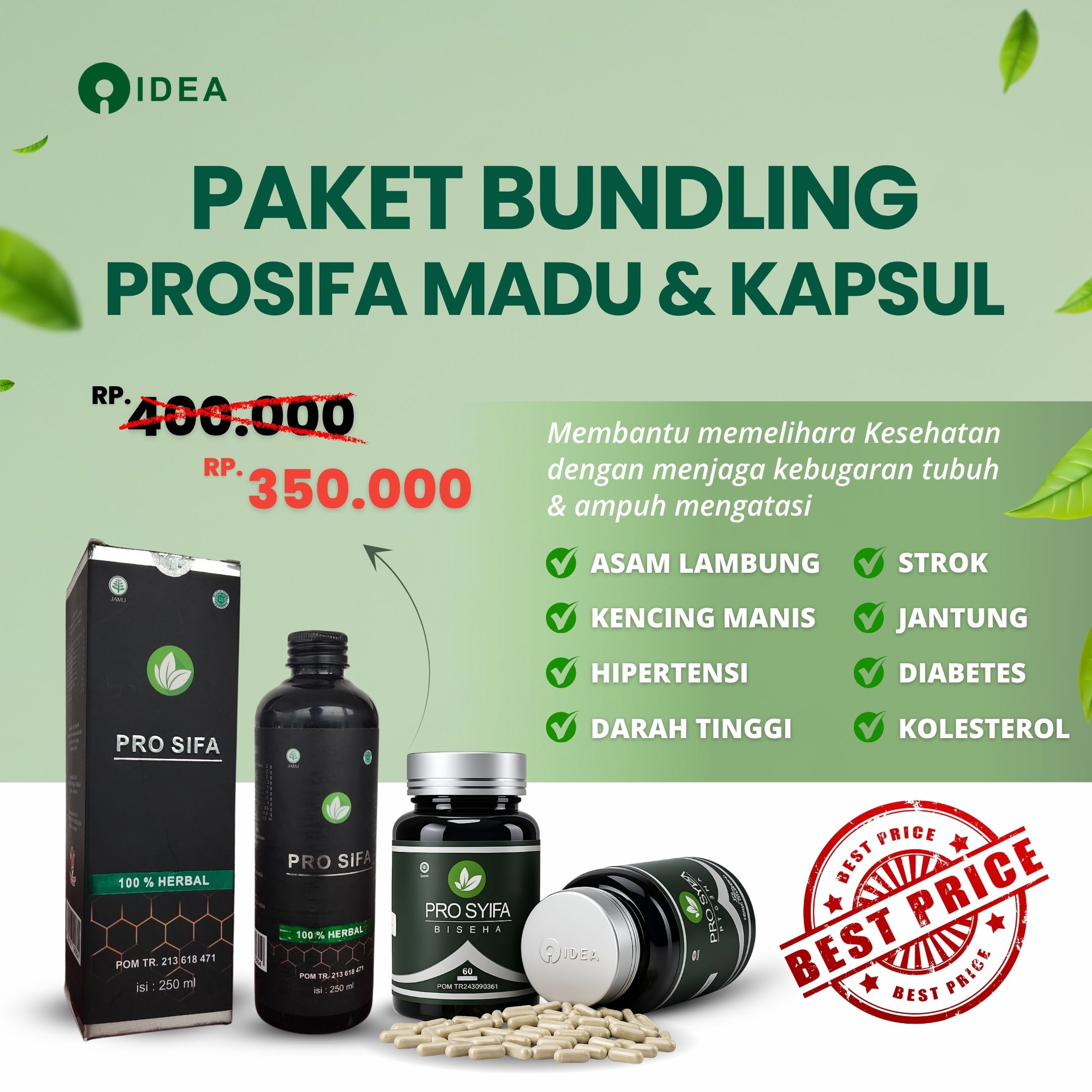 Paket Bundling Prosifa Madu & Kapsul