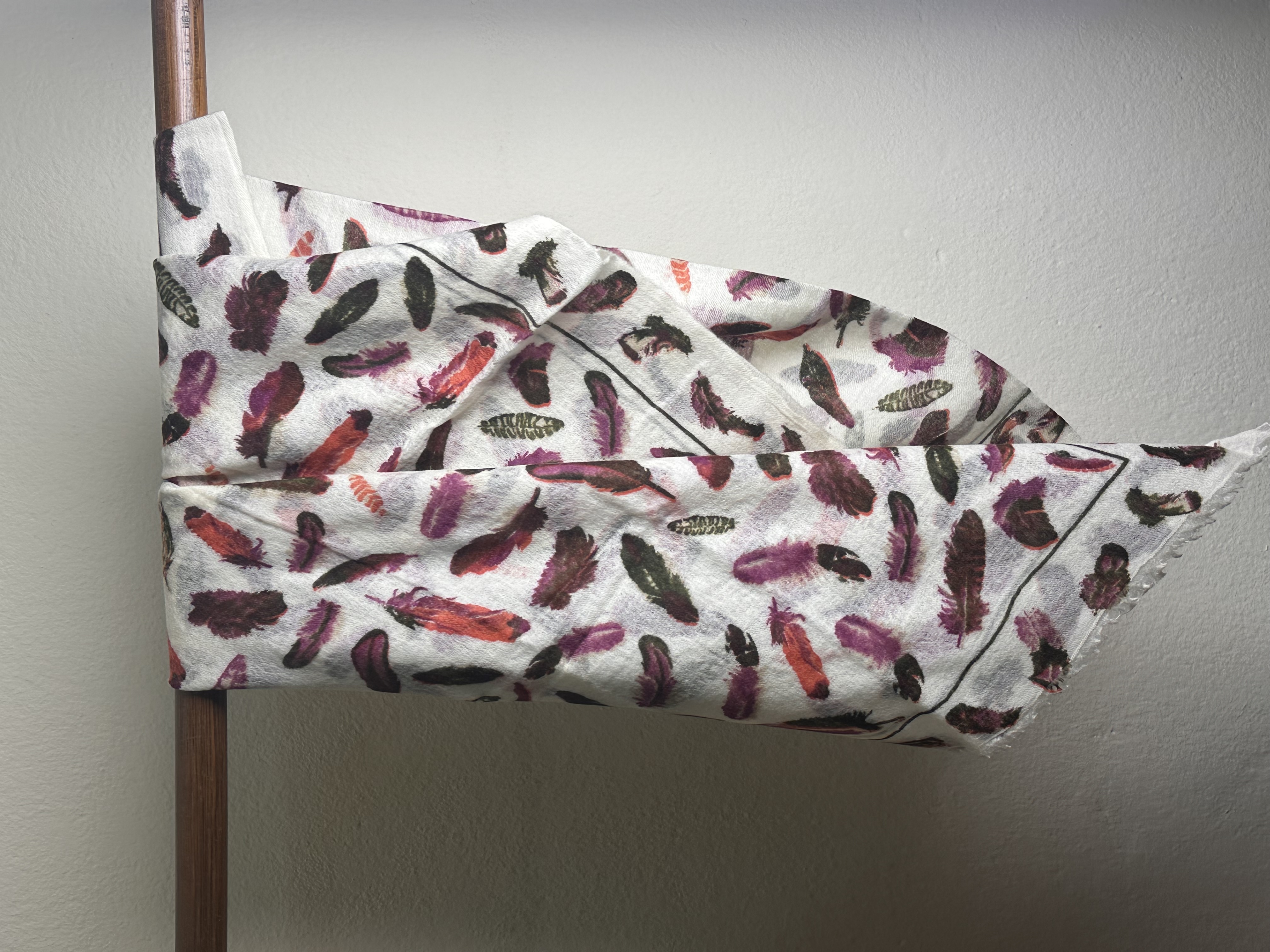 Feather - Cashmere Felted Shawl