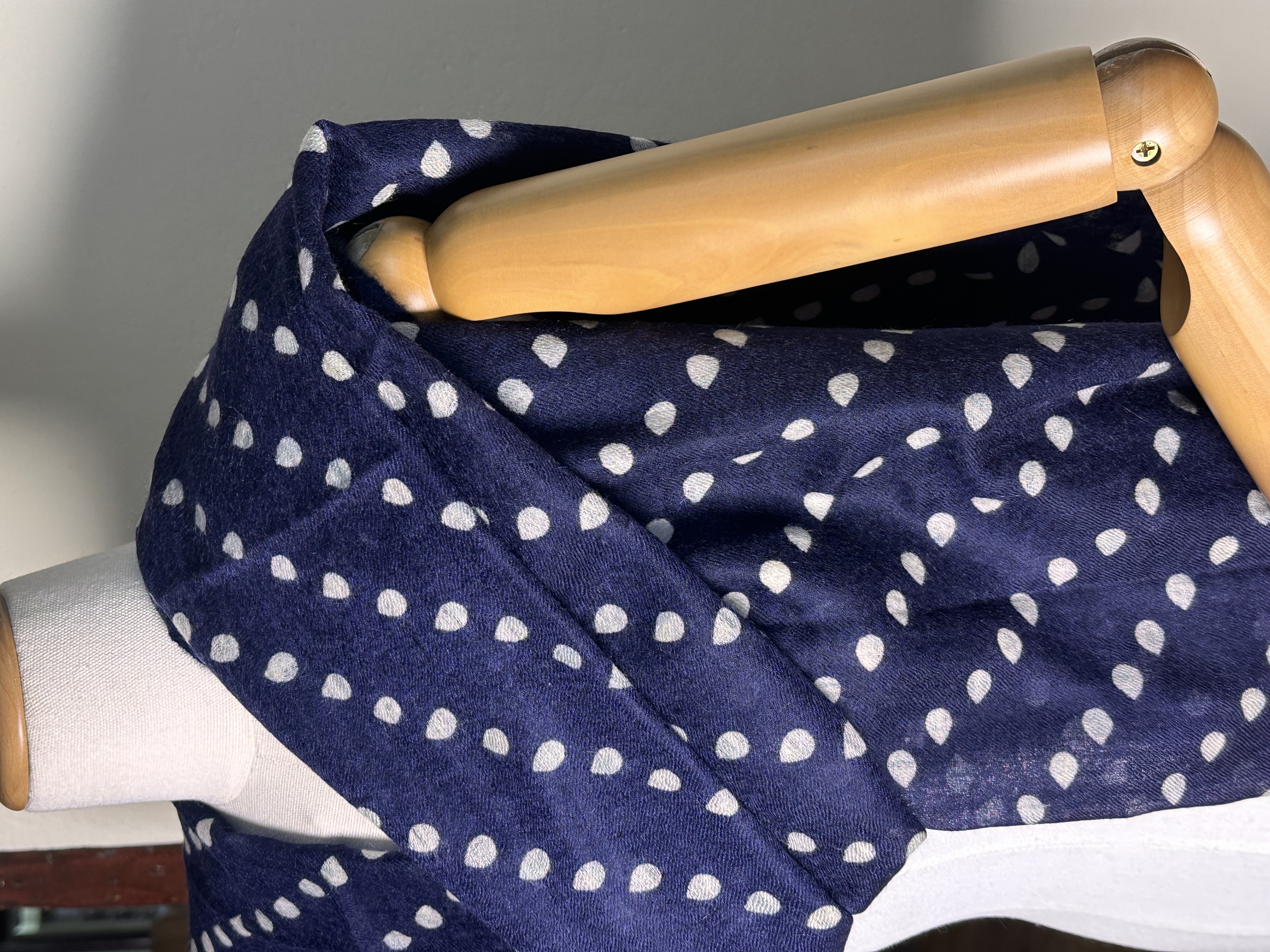 Rain Drop - Cashmere Felted Shawl