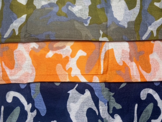 Camouflage - Cashmere Felted Shawl