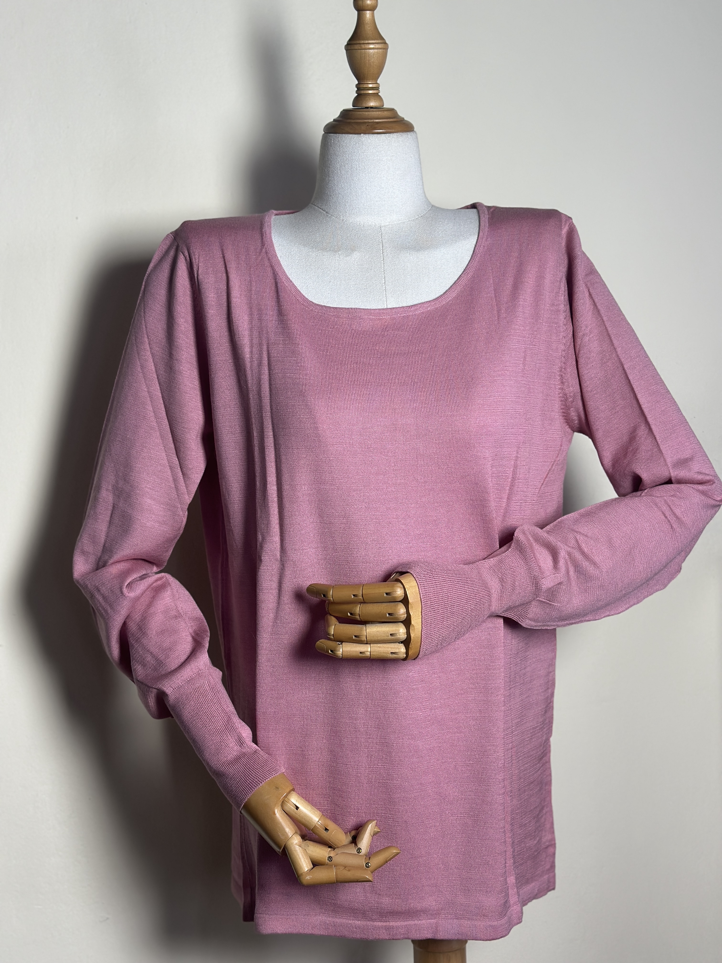 Women's Long-Sleeve Pink Top
