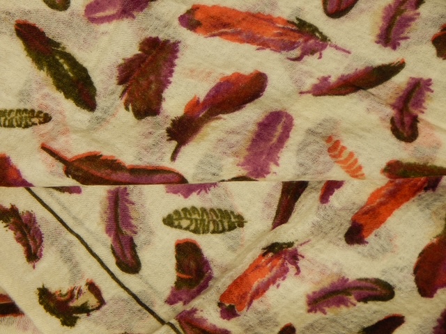 Feather - Cashmere Felted Shawl