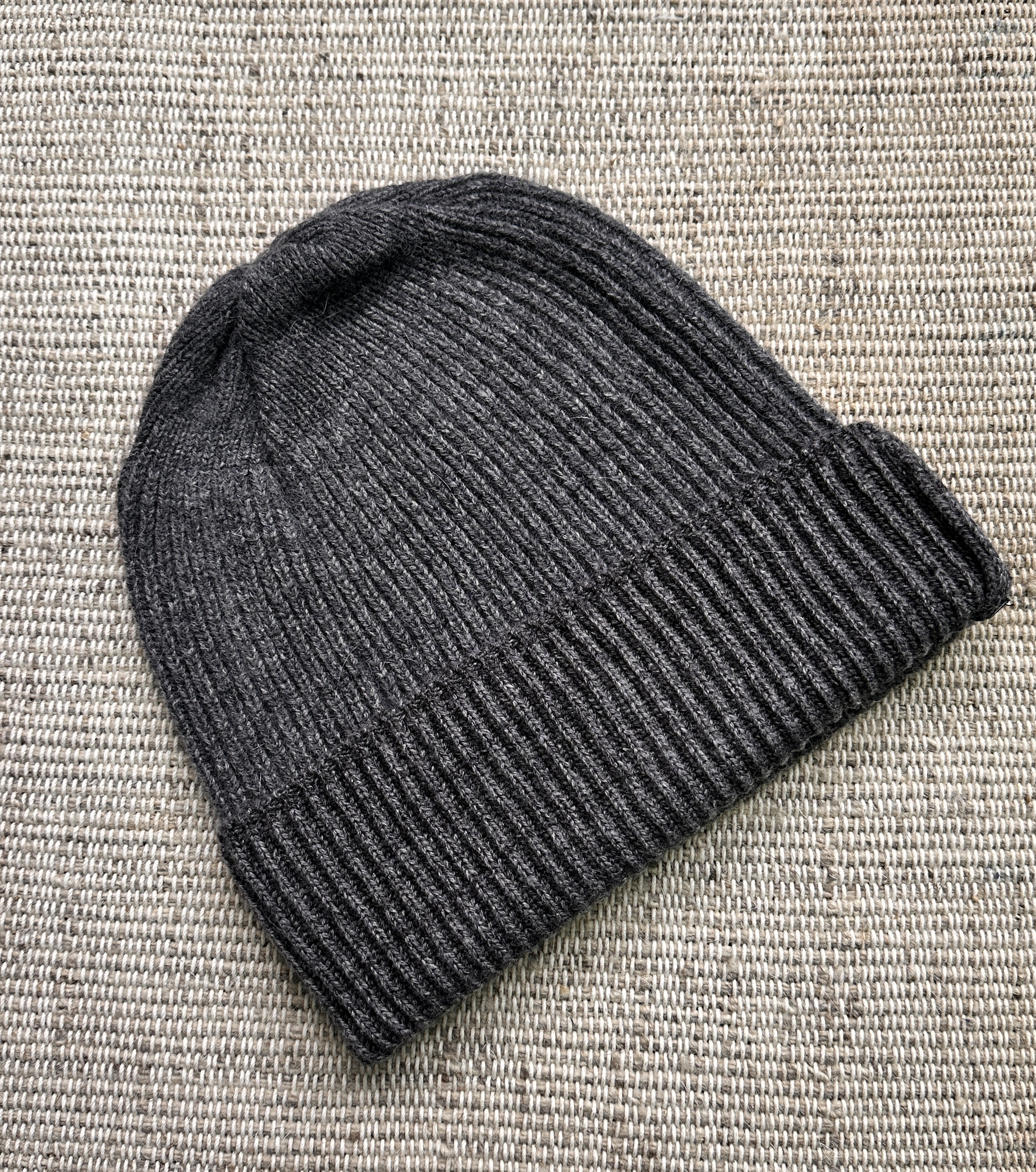 Unisex Fold Cuff Wool Beanie