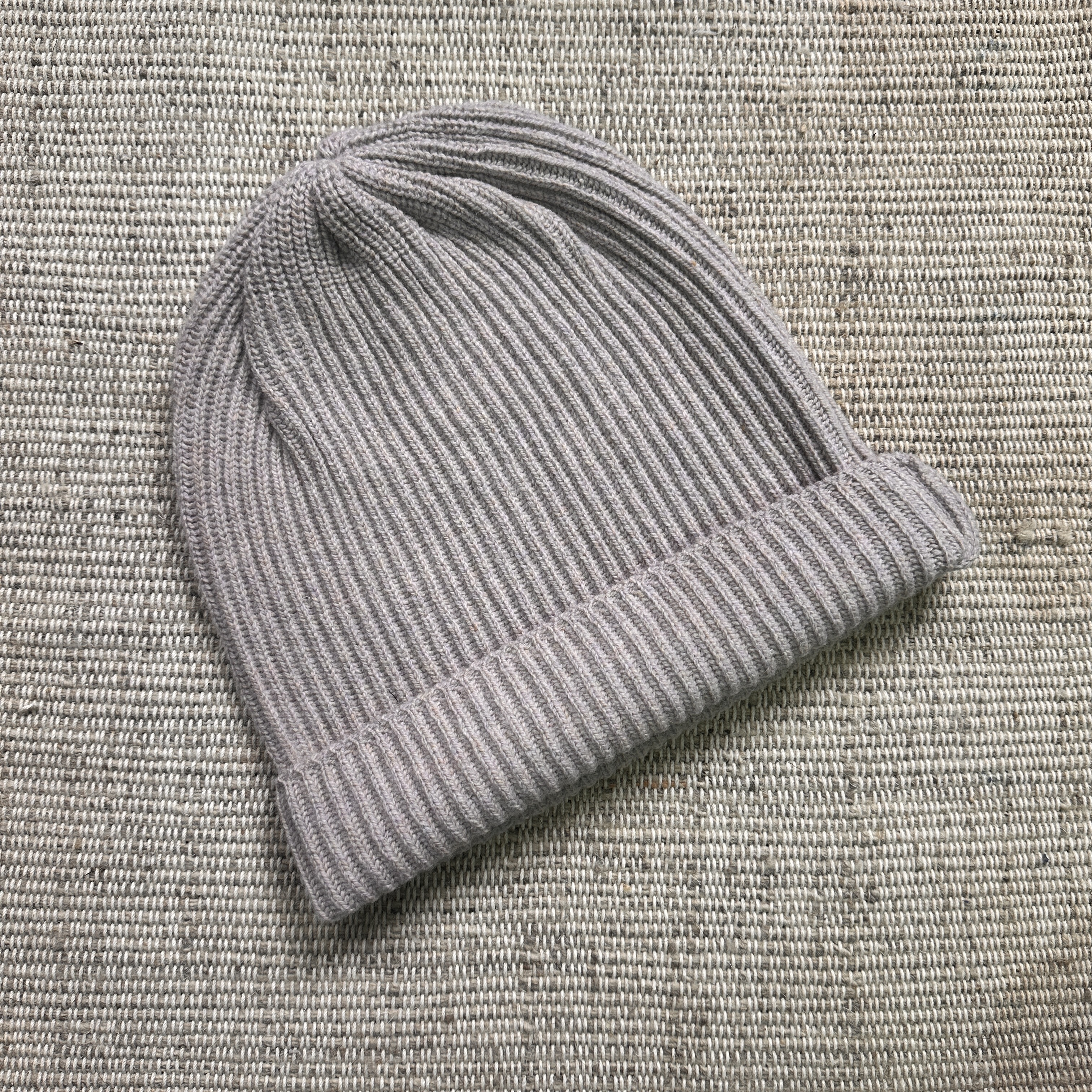 Unisex Fold Cuff Wool Beanie