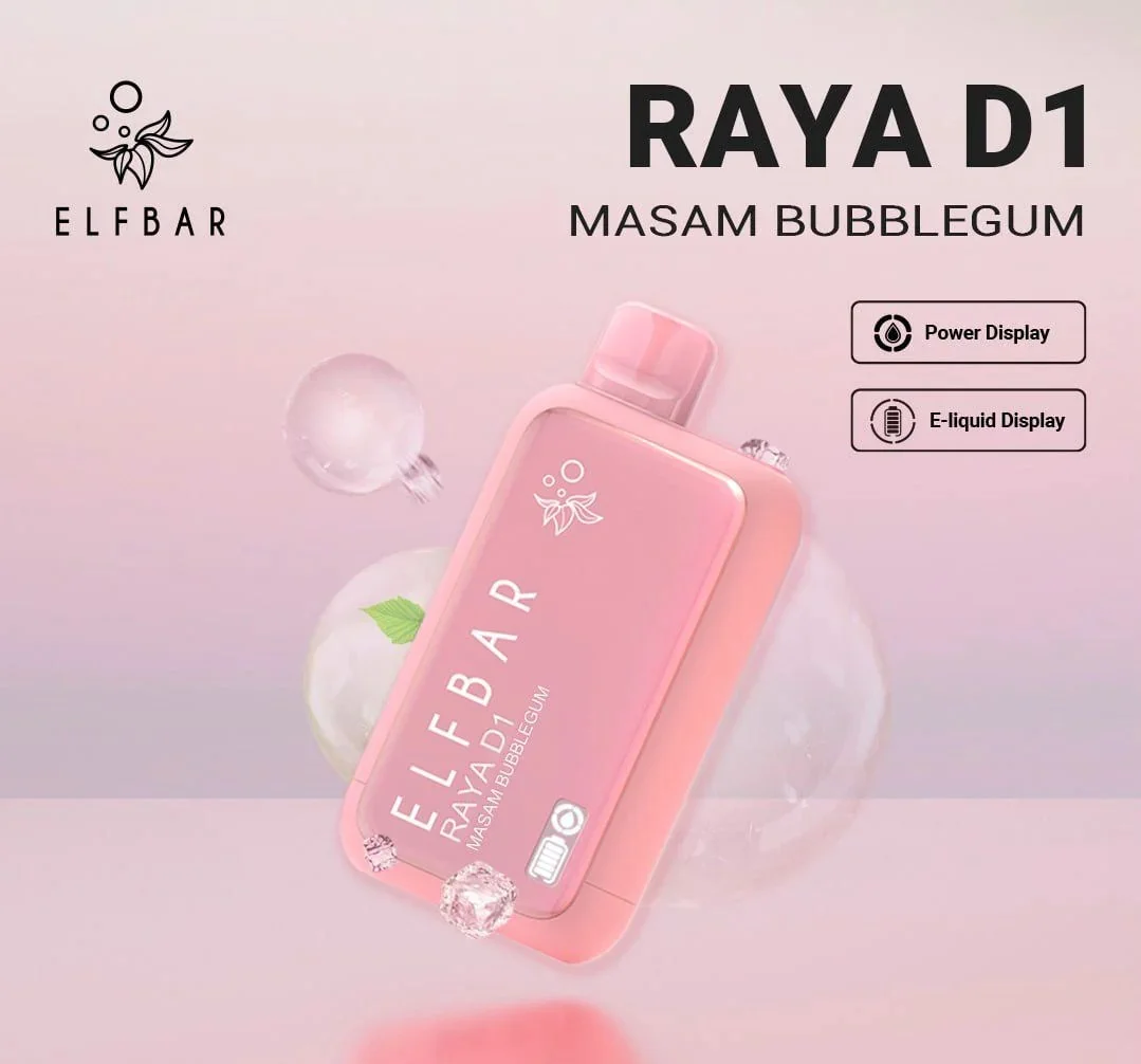 Elfbar Raya D1 Masam Bubblegum