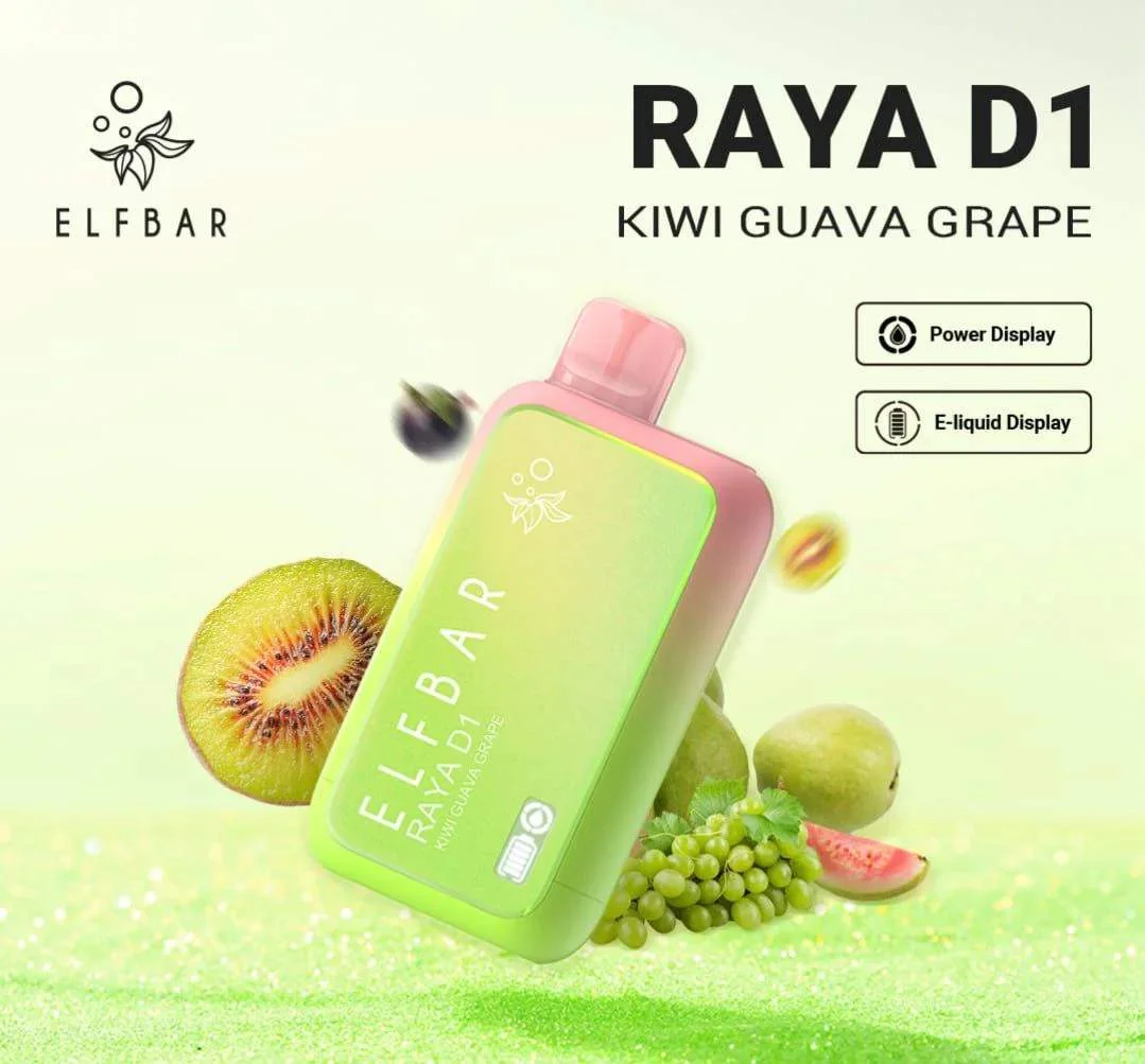 Elfbar Raya D1- KIWI GUAVA GRAPE