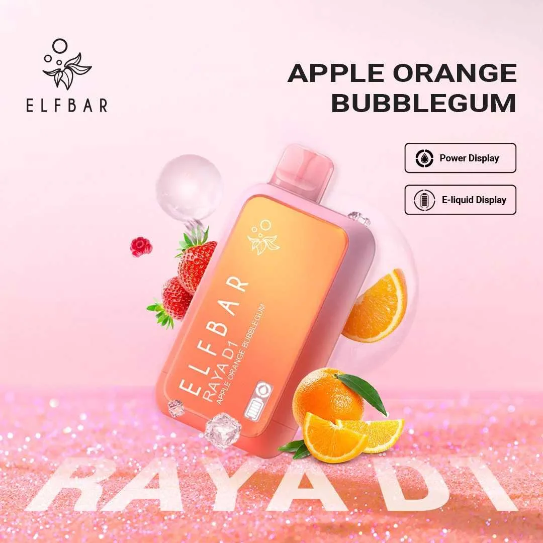 ELF BAR RAYA D1 – Apple Orange Bubblegum