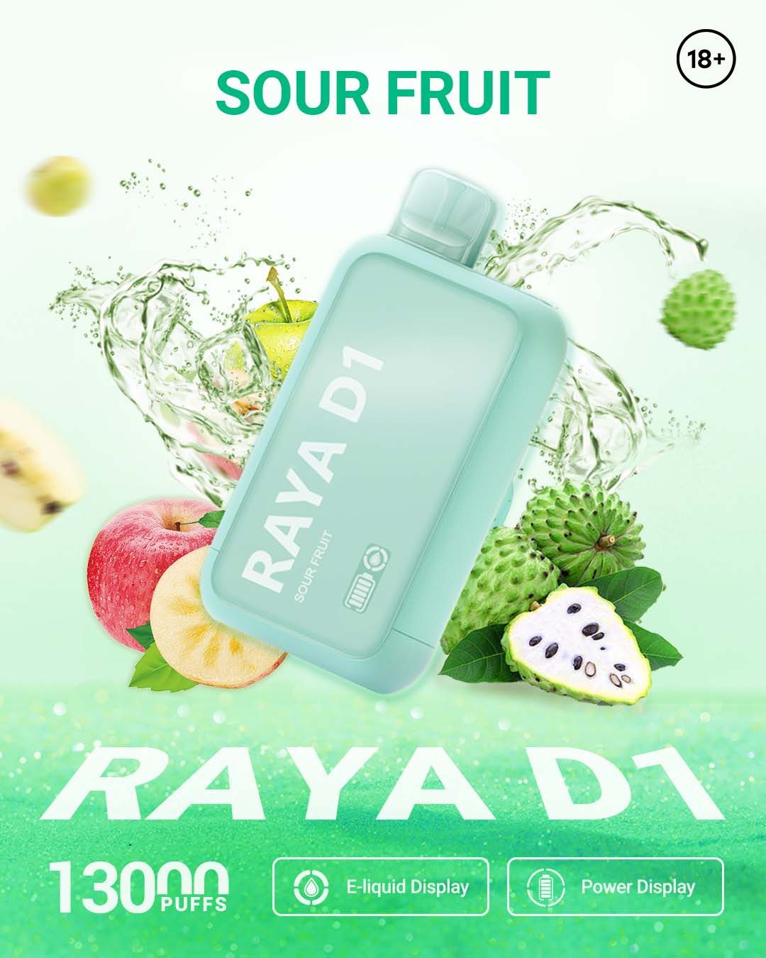 ELF BAR RAYA D1 – Sour Fruit