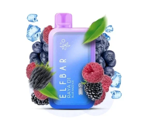 ELF BAR RAYA D1 – Blue Razz Ice