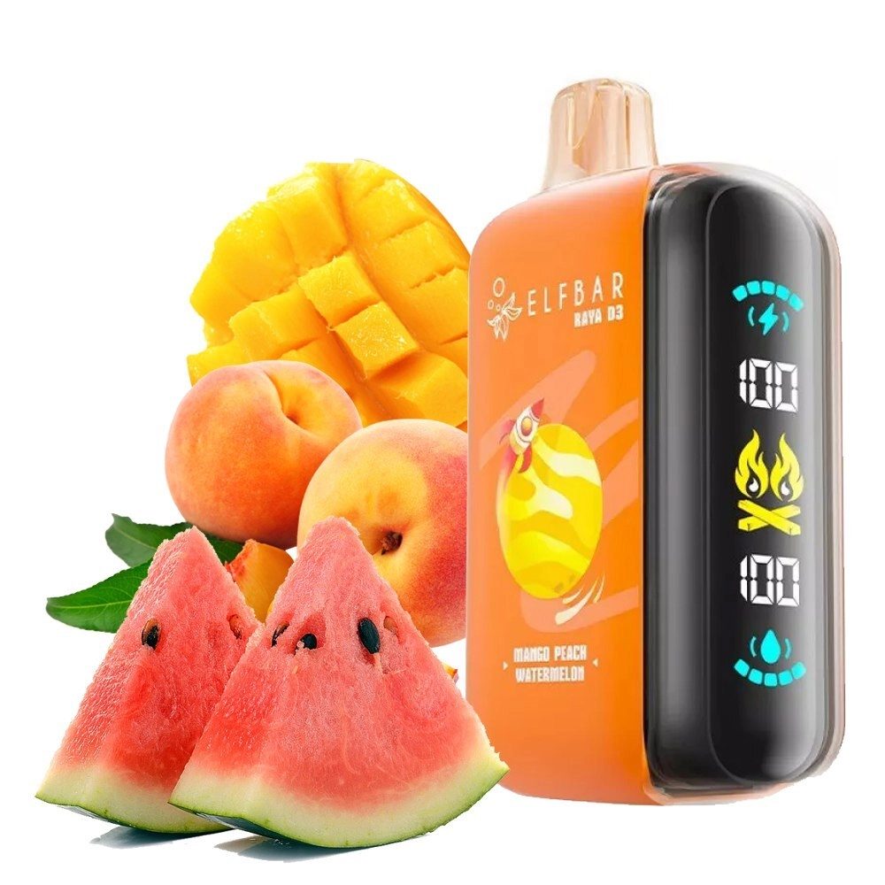 ELF BAR RAYA D3 - Mango Peach Watermelon