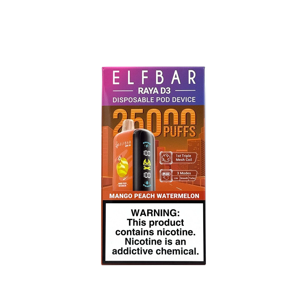 ELF BAR RAYA D3 - Mango Peach Watermelon