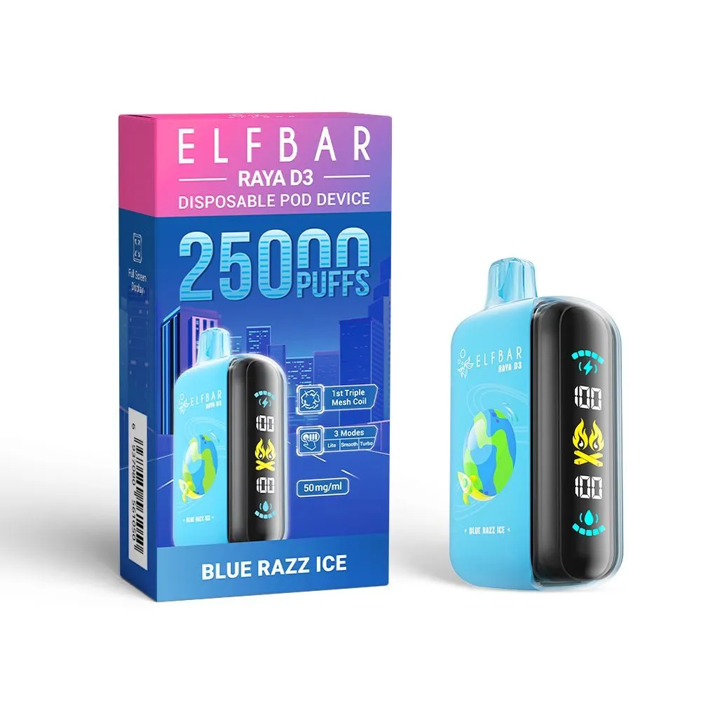 ELF BAR RAYA D3 - Blue Razz Ice