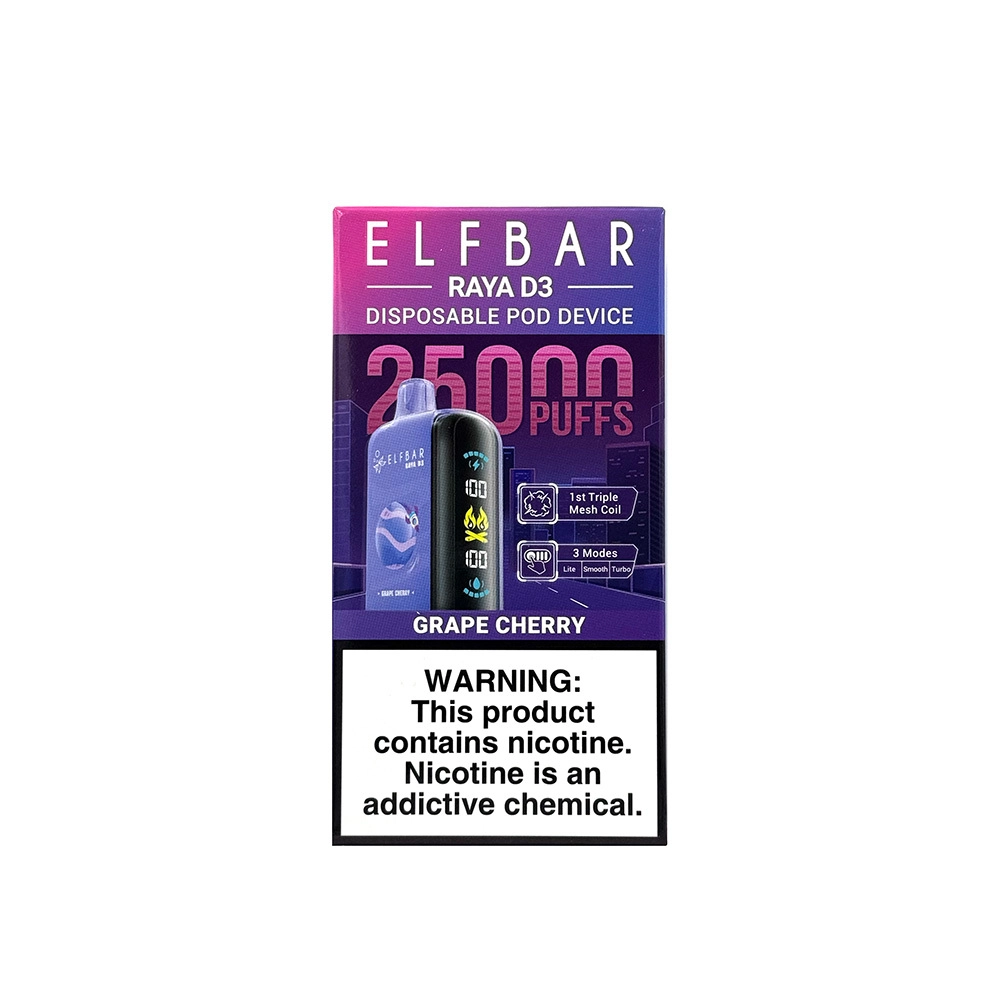 ELF BAR RAYA D3 - Grape Cherry