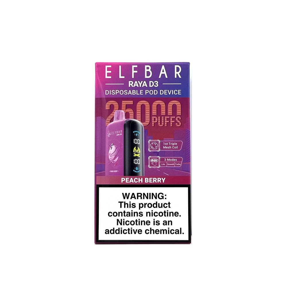 ELF BAR RAYA D3 - Peach Berry