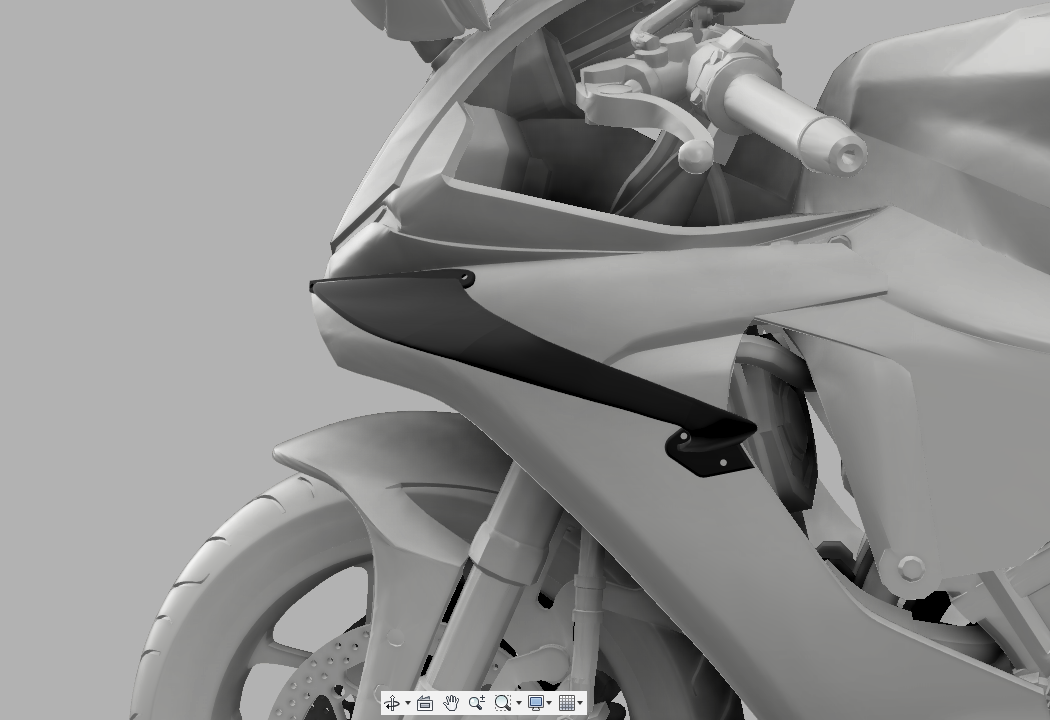 Winglet / Aileron Yamaha R1 2015-2019 Moto GP 2019