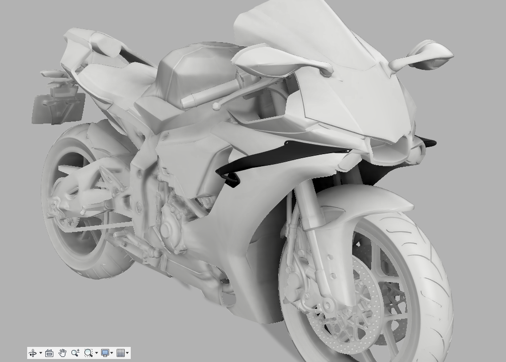 Winglet / Aileron Yamaha R1 2015-2019 Moto GP 2019