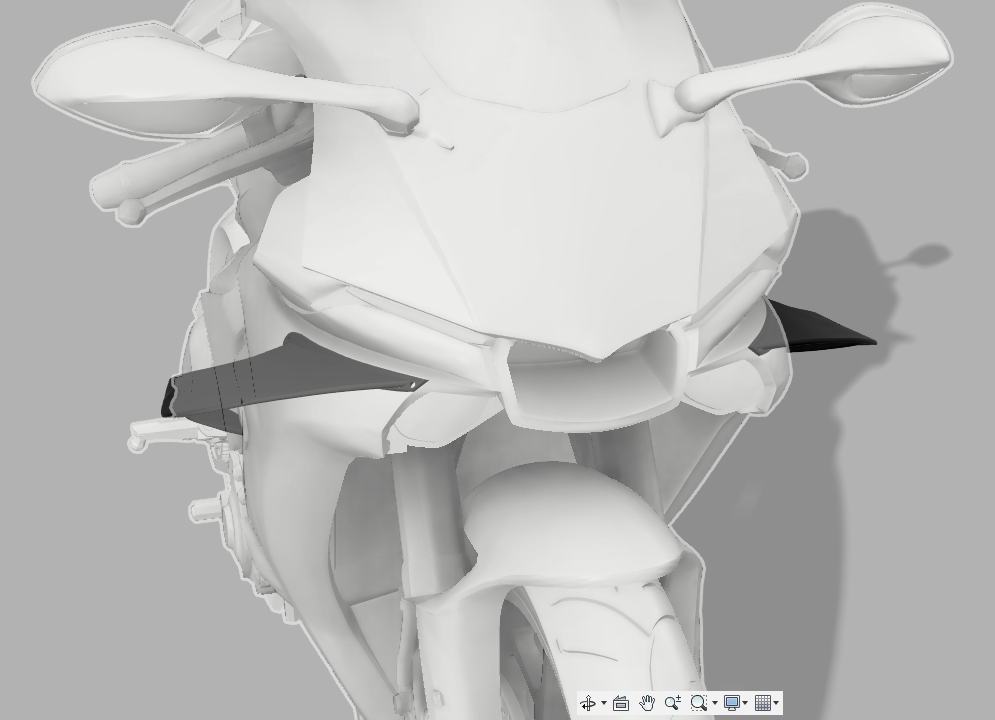 Winglet / Aileron Yamaha R1 2015-2019 Moto GP 2019