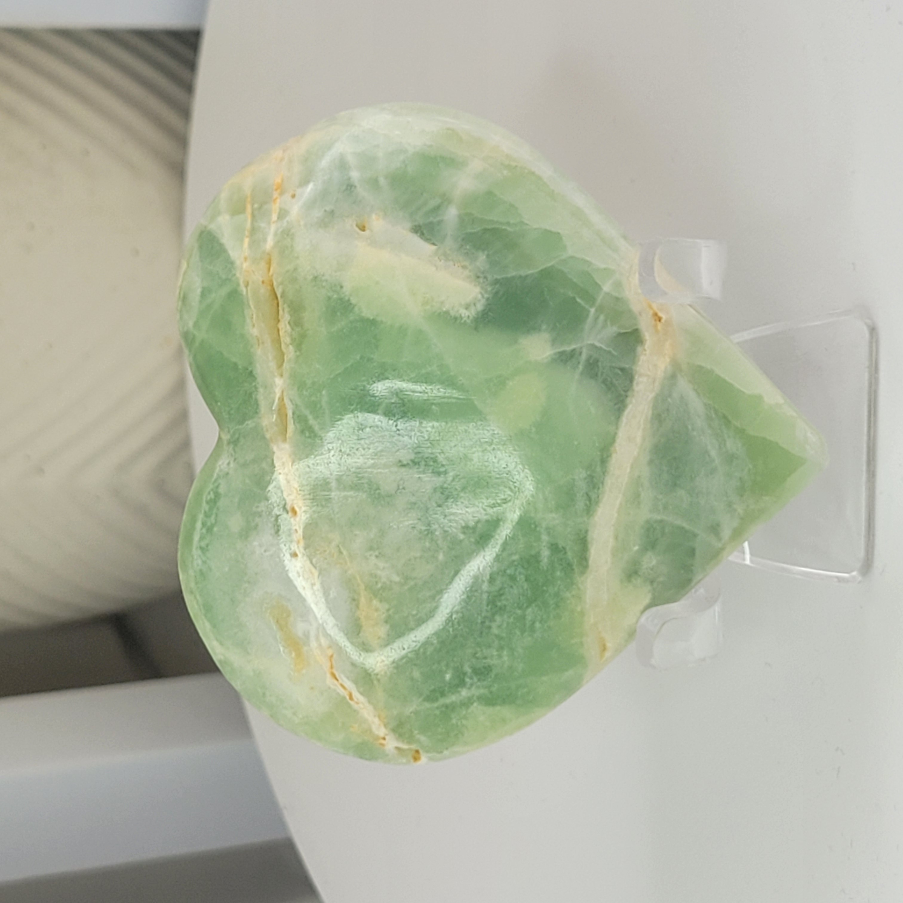 Caribbean Calcite Heart