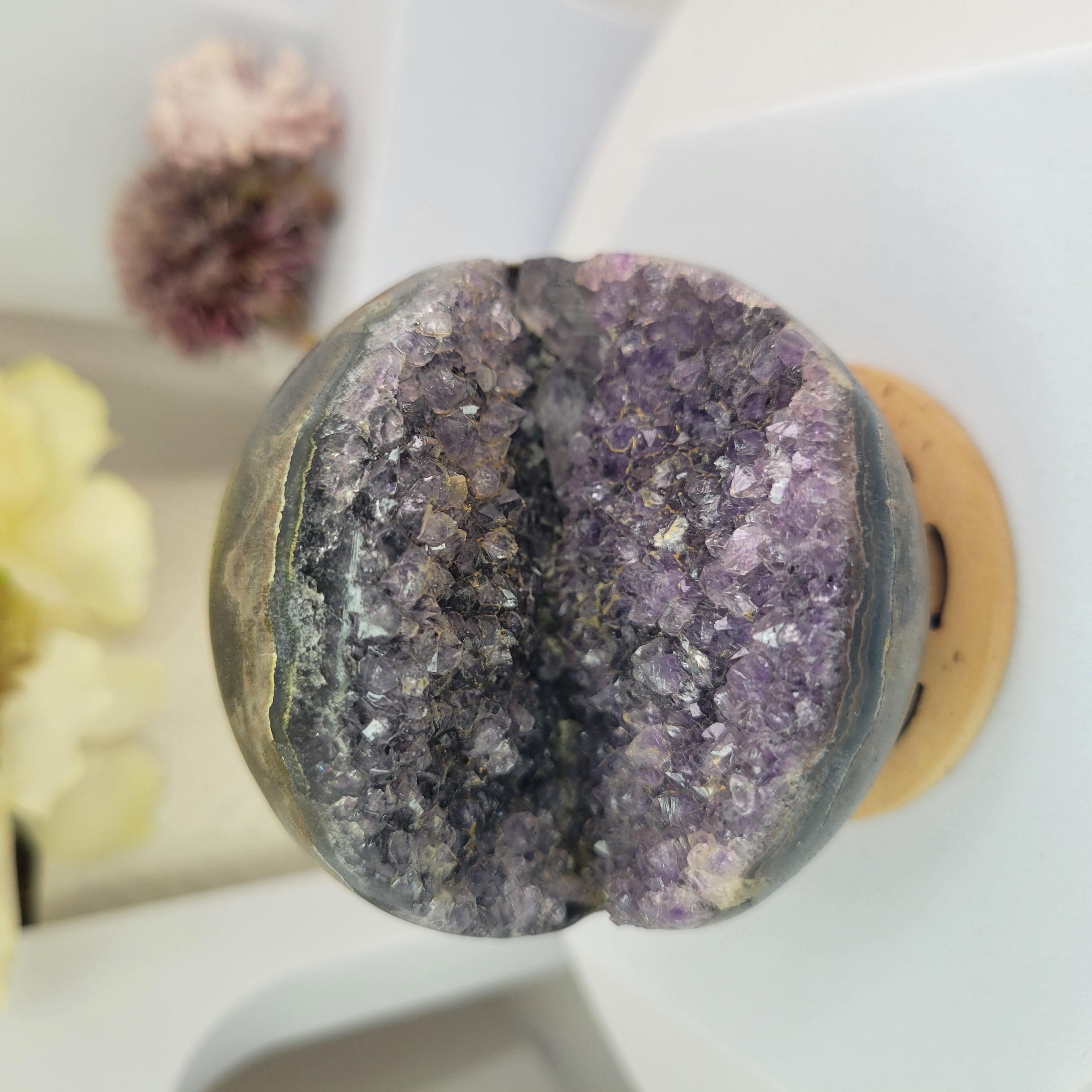 6.5cm Amethyst Cluster Sphere 