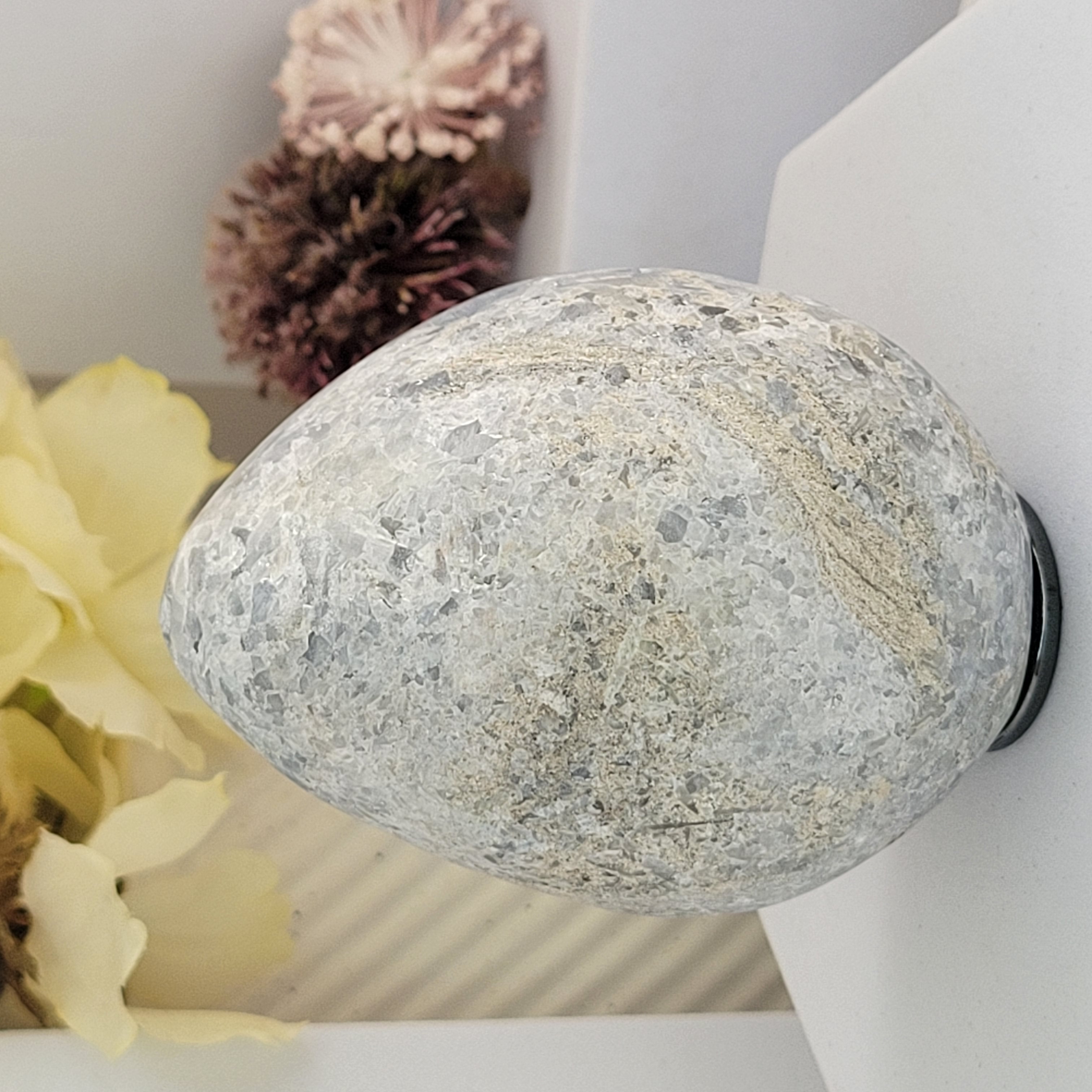 Druzy Celestite Egg